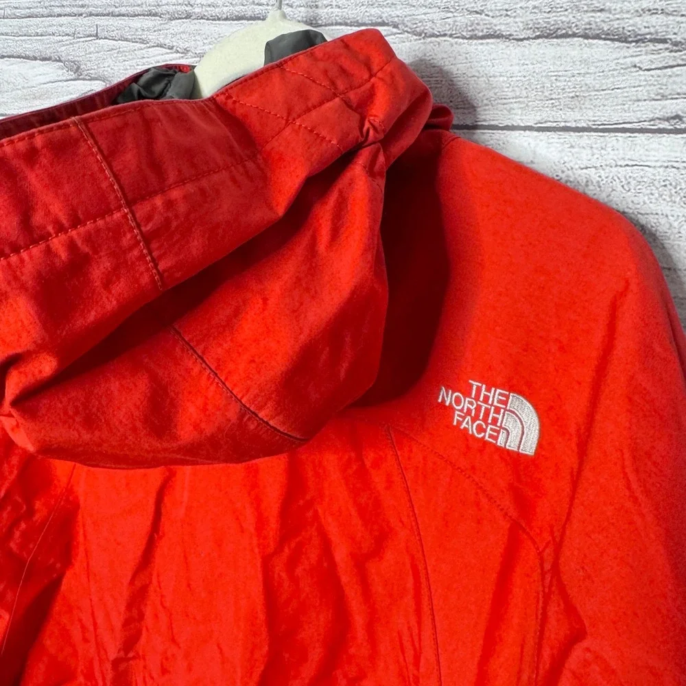 The North Face Mens Gore-Tex Jacket Red Waterproof Hooded Shell Large L